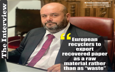 Paper mills will have to adapt their facilities to European environmental standards to import raw materials, says BIR-Paper Div. President