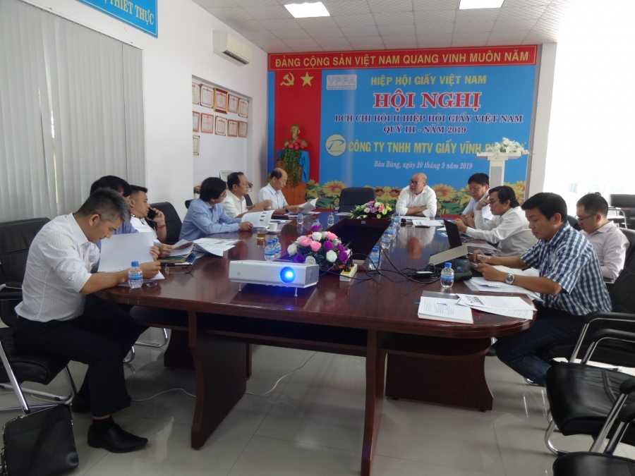 Ban Chấp hành Chi hội II Hiệp hội Giấy và Bột giấy Việt Nam tổ chức phiên họp lần thứ 4.