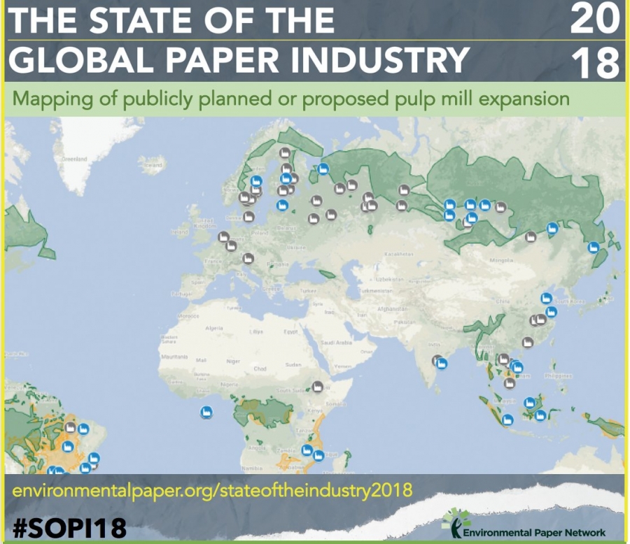 Mapping the Expansion of the Paper Industry Paper industry