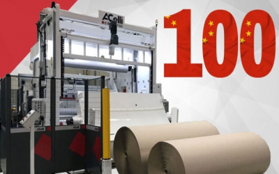 A.Celli reaches the milestone of 100 paper rewinders sold in the Chinese market